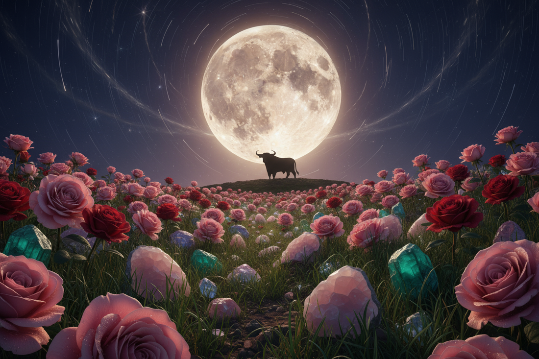 🌕 Full Moon in Taurus — Grounding Into Abundance and Self-Worth