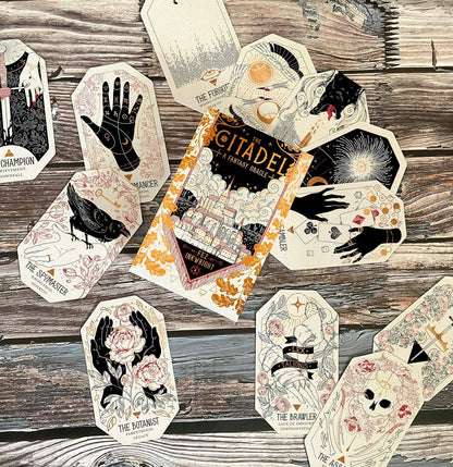 The Citadel Fantasy Oracle Deck - 60 Card RPG Oracle Set by Fez Inkwright with Guidebook