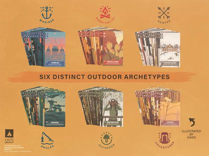 The Outdoor Oracle Deck - 84 Hand-Drawn Cards & Journal by A Nature Unknown