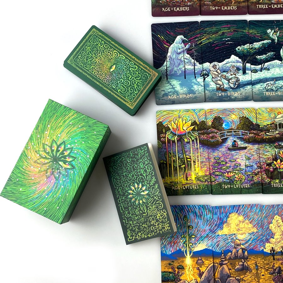 Cosma Visions Oracle Deck - 79 Card Second Edition with Guidebook | Celestial Oracle Cards