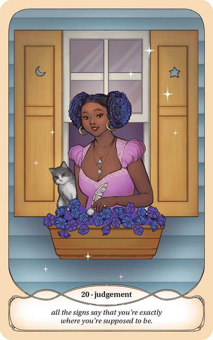 Cozy Witch Tarot Deck by Amanda Lovelace - 78 Card Tarot Set with Guidebook