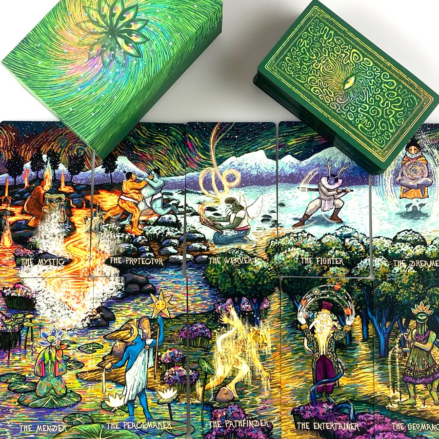 Cosma Visions Oracle Deck - 79 Card Second Edition with Guidebook | Celestial Oracle Cards