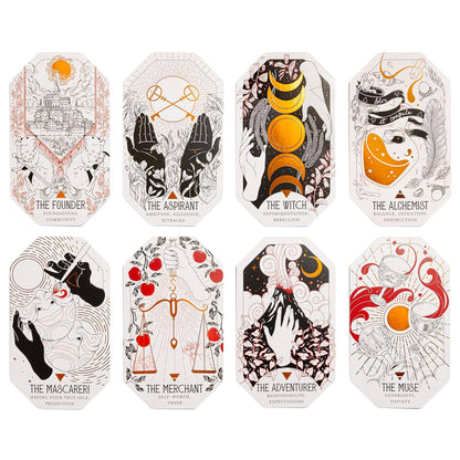 The Citadel Fantasy Oracle Deck - 60 Card RPG Oracle Set by Fez Inkwright with Guidebook