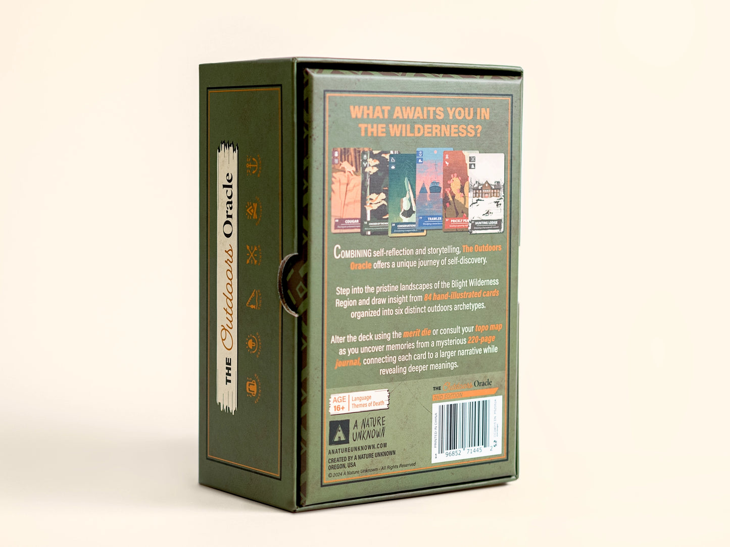 The Outdoor Oracle Deck - 84 Hand-Drawn Cards & Journal by A Nature Unknown