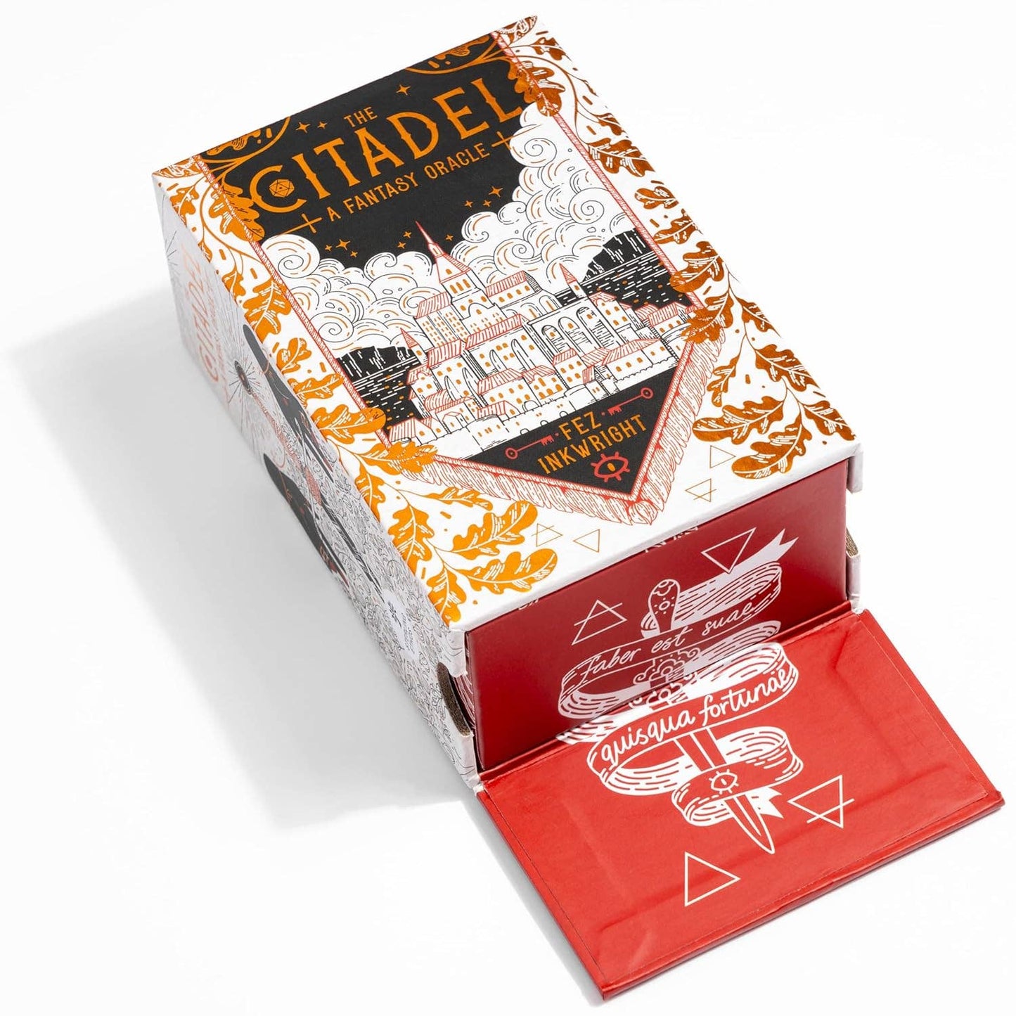 The Citadel Fantasy Oracle Deck - 60 Card RPG Oracle Set by Fez Inkwright with Guidebook