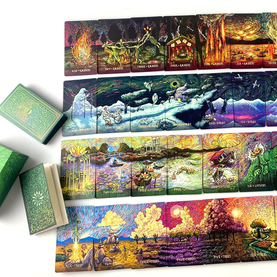 Cosma Visions Oracle Deck - 79 Card Second Edition with Guidebook | Celestial Oracle Cards