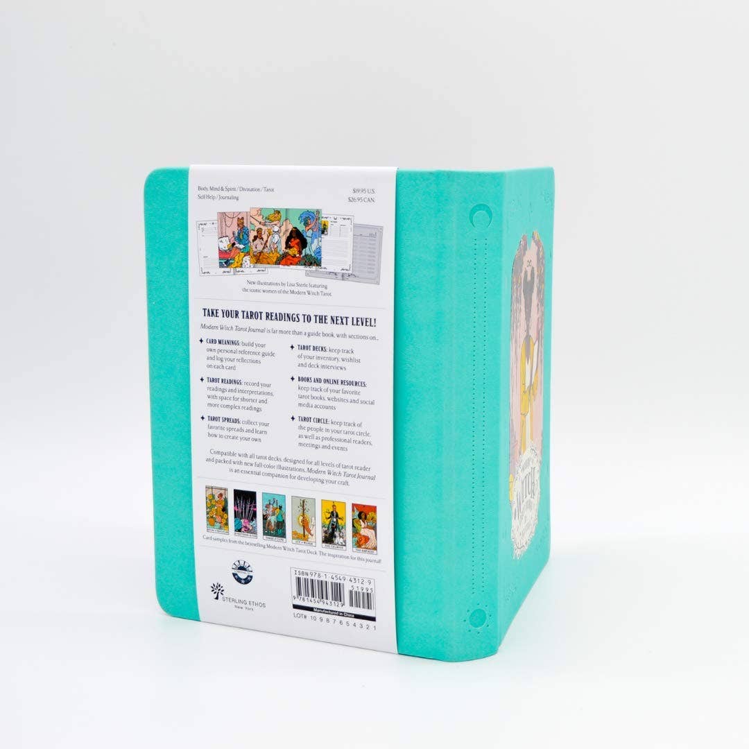 Modern Witch Tarot Journal - Hardcover Reading Tracker by Lisa Sterle