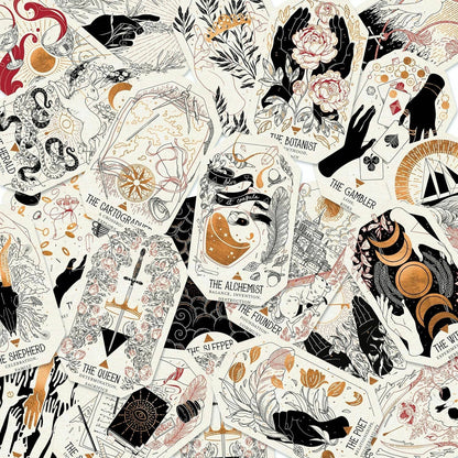 The Citadel Fantasy Oracle Deck - 60 Card RPG Oracle Set by Fez Inkwright with Guidebook